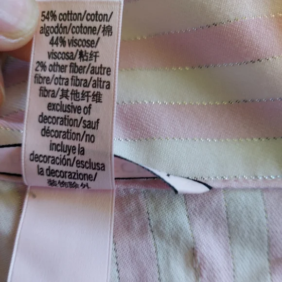 Victoria secret Flanel tie Romper size XL New - Picture 15 of 15